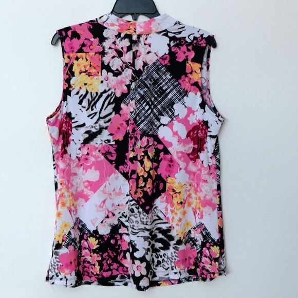 Christopher & Banks Sleeveless Shirt Blouse - Picture 3 of 6